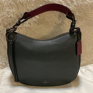 Coach Sutton Hobo; Color: Cypress/Color-block